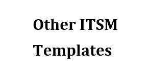 ITSM Templates Toolkit