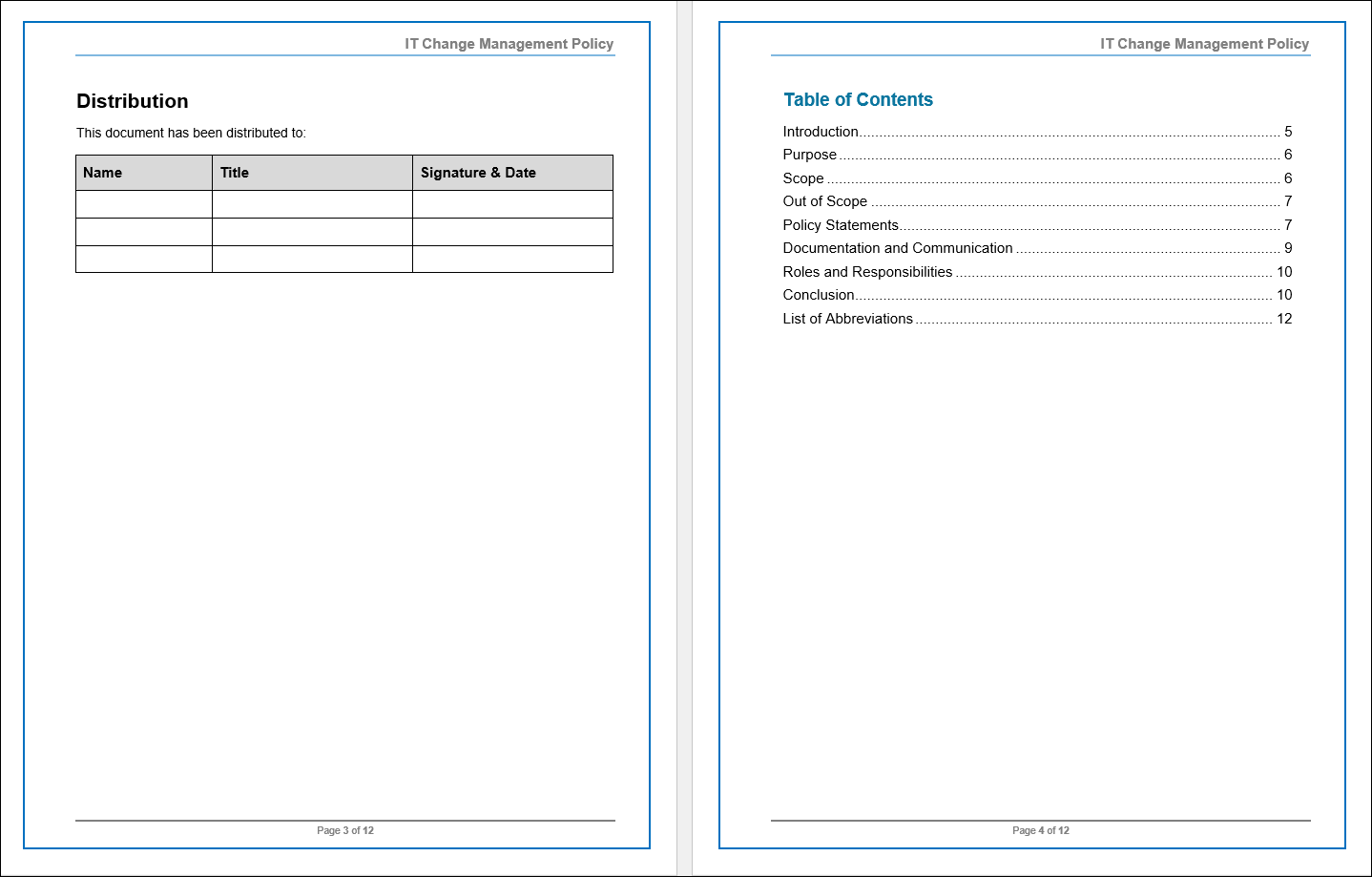 COBIT IT Change Management Policy Template – ITSM Docs - ITSM Documents ...