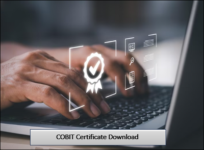 COBIT Certificate Download