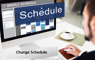 Change Schedule