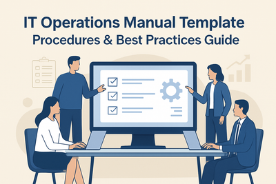 IT Operations Manual Template | Procedures & Best Practices Guide