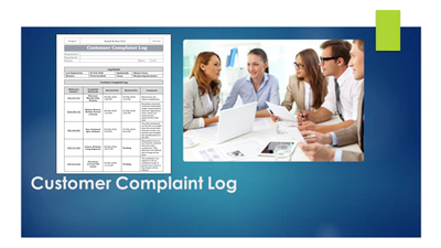 Customer Complaint Log
