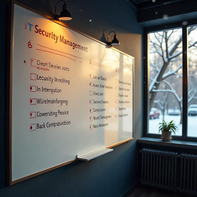IT Security Management Checklist in IT Operation
