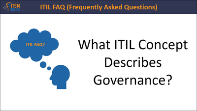 What ITIL Concept Describes Governance?