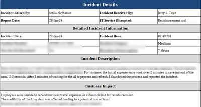 ISO 42001  Incident Report Template