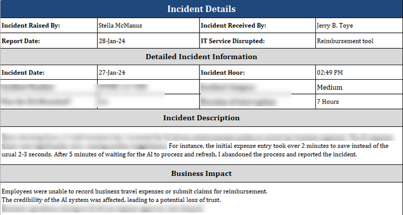 ISO 42001  Incident Report Template