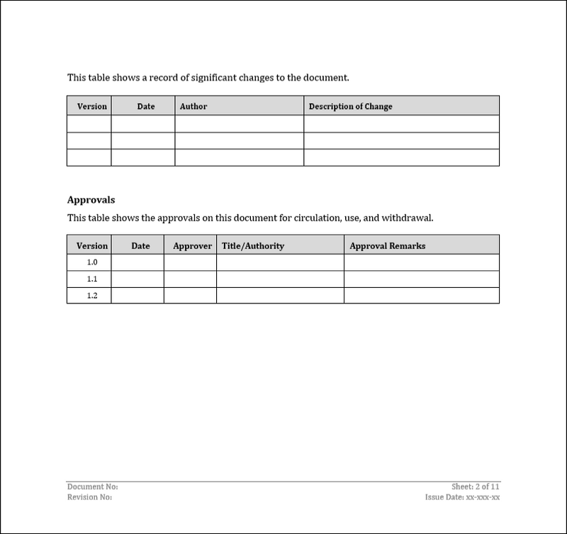 ISO 42001 Management Review Minutes of Meeting Template