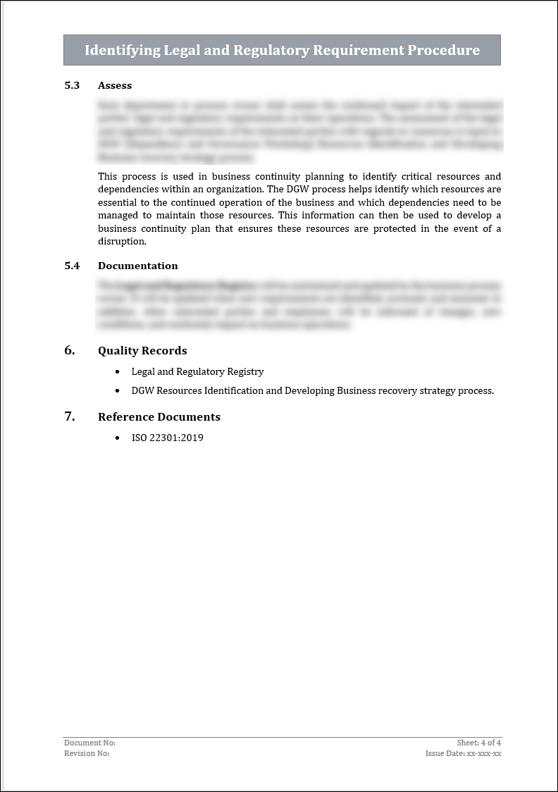 ISO 22301 Documentation Toolkit for Business Continuity – ITSM Docs ...