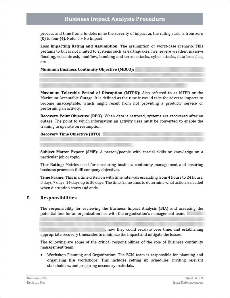 ISO 22301 Documentation Toolkit for Business Continuity – ITSM Docs ...