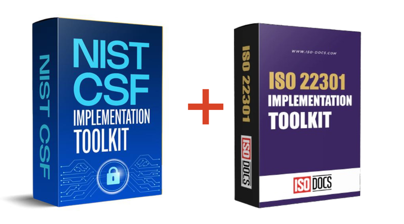 NIST Toolkit + ISO 22301 Toolkit