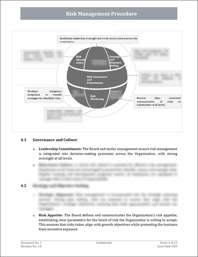 Risk Management Procedure Template