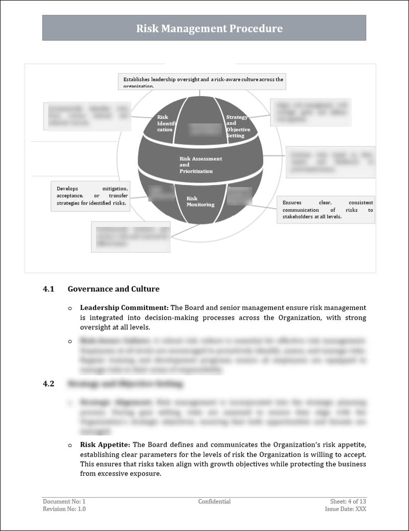 Risk Management Procedure Template