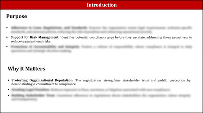 Compliance Monitoring Procedure Template