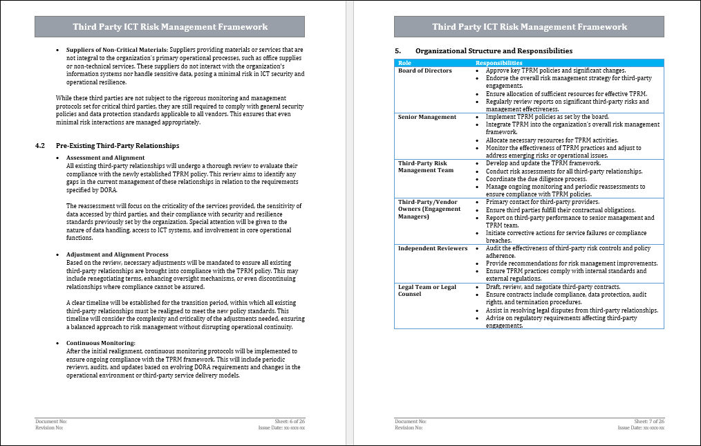 Dora Checklist.pdf DORA Compliance Framework Toolkit – Templates, Checklist & Risk Assess ...