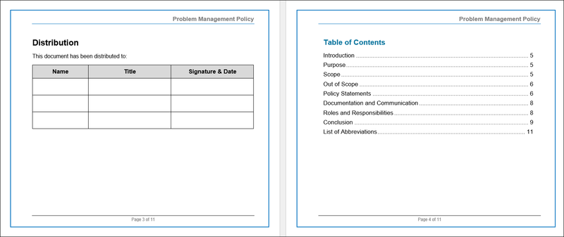 Problem Resolution Process Paper COBIT Problem Resolution Policy Template – ITSM Docs - ITSM Documents ...