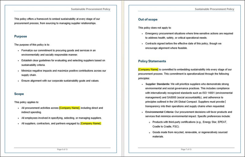 ESG Documentation Toolkit – ITSM Docs - ITSM Documents & Templates