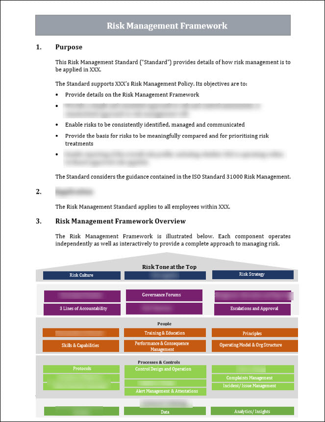 Enterprise Risk Management Framework Template – ITSM Docs - ITSM ...