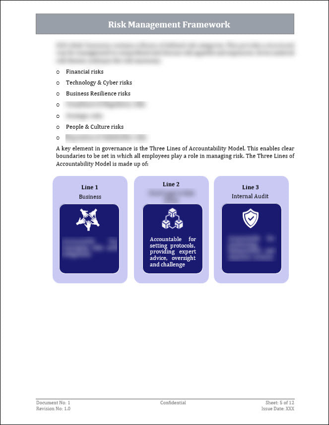 Enterprise Risk Management Framework Template – ITSM Docs - ITSM ...