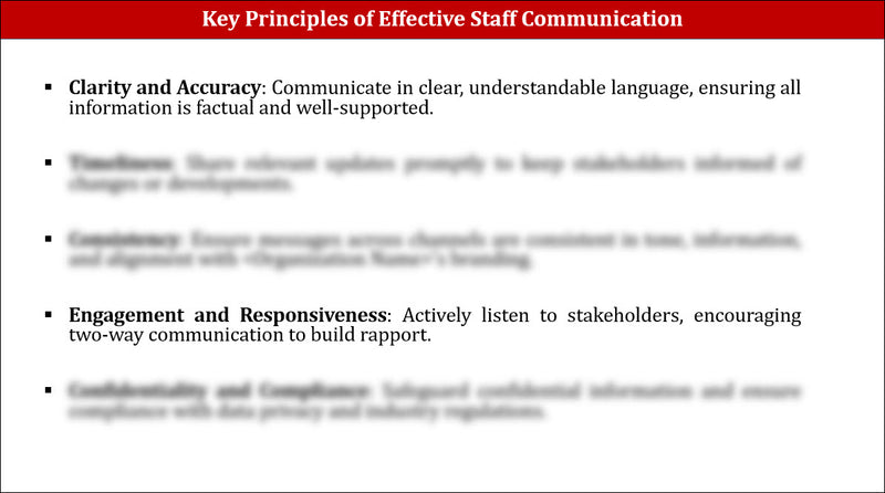 External Stakeholder Communication Procedure Template