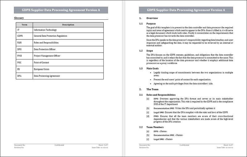 GDPR Implementation Toolkit – ITSM Docs - ITSM Documents & Templates