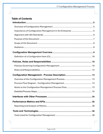 IT Configuration Management Playbook – ITSM Docs - ITSM Documents ...