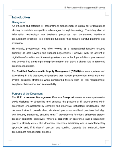 IT Procurement Management Playbook – ITSM Docs - ITSM Documents & Templates