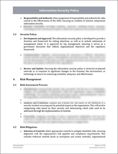 Information Security Policy Template