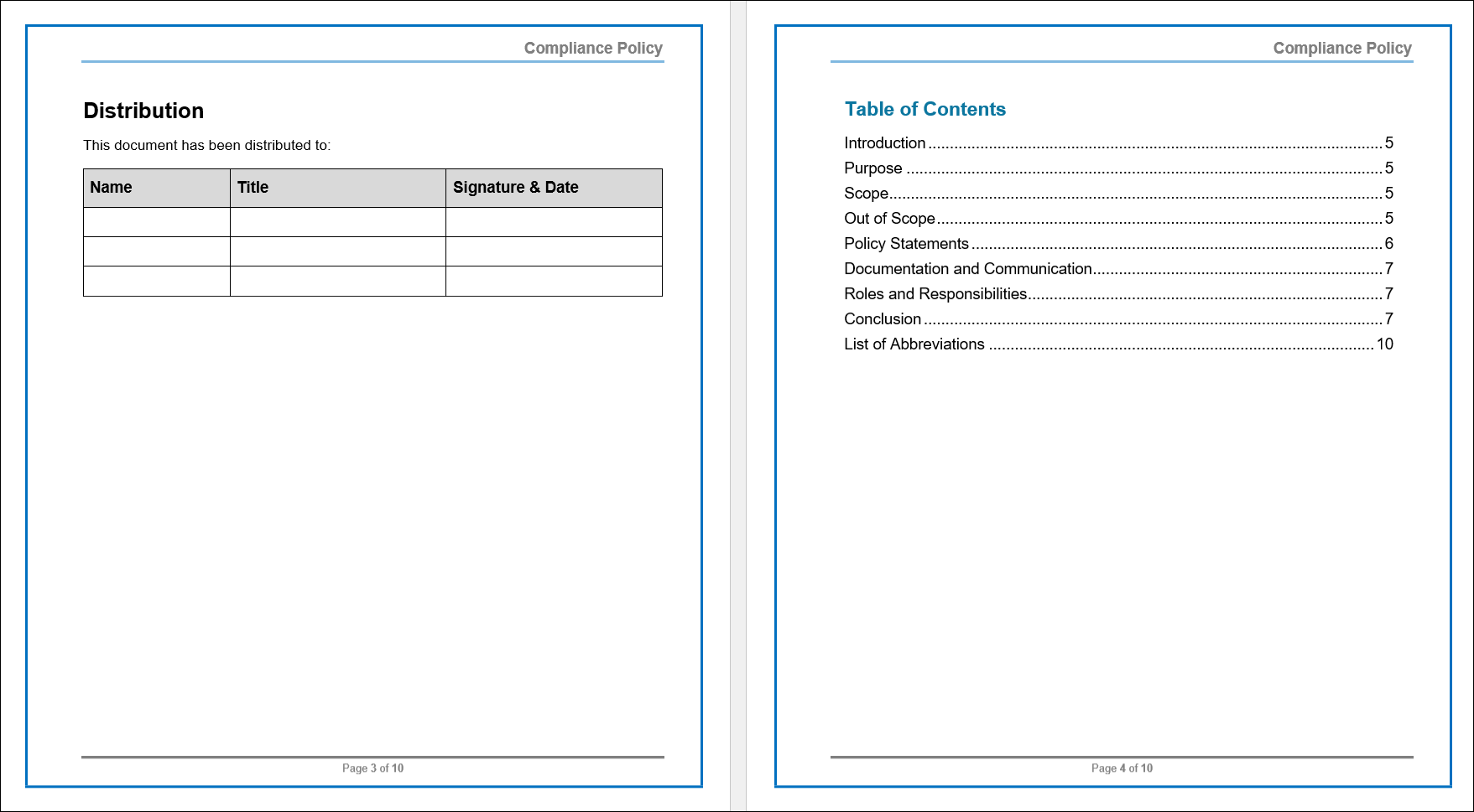 COBIT Compliance Policy Template – ITSM Docs - ITSM Documents & Templates