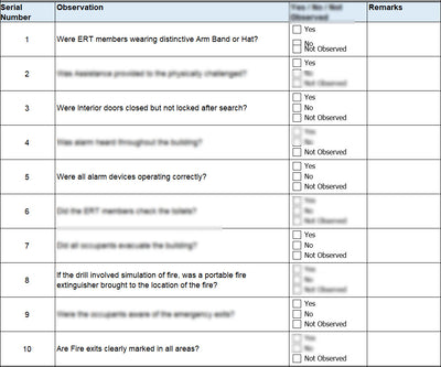 Post Exercise Report Template