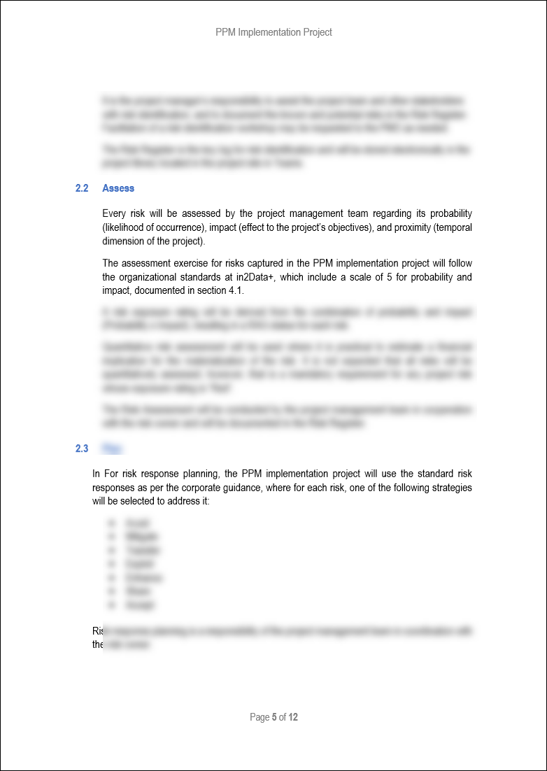 Fd Risk Management Risk Management Toolkit – ITSM Docs - ITSM Documents & Templates