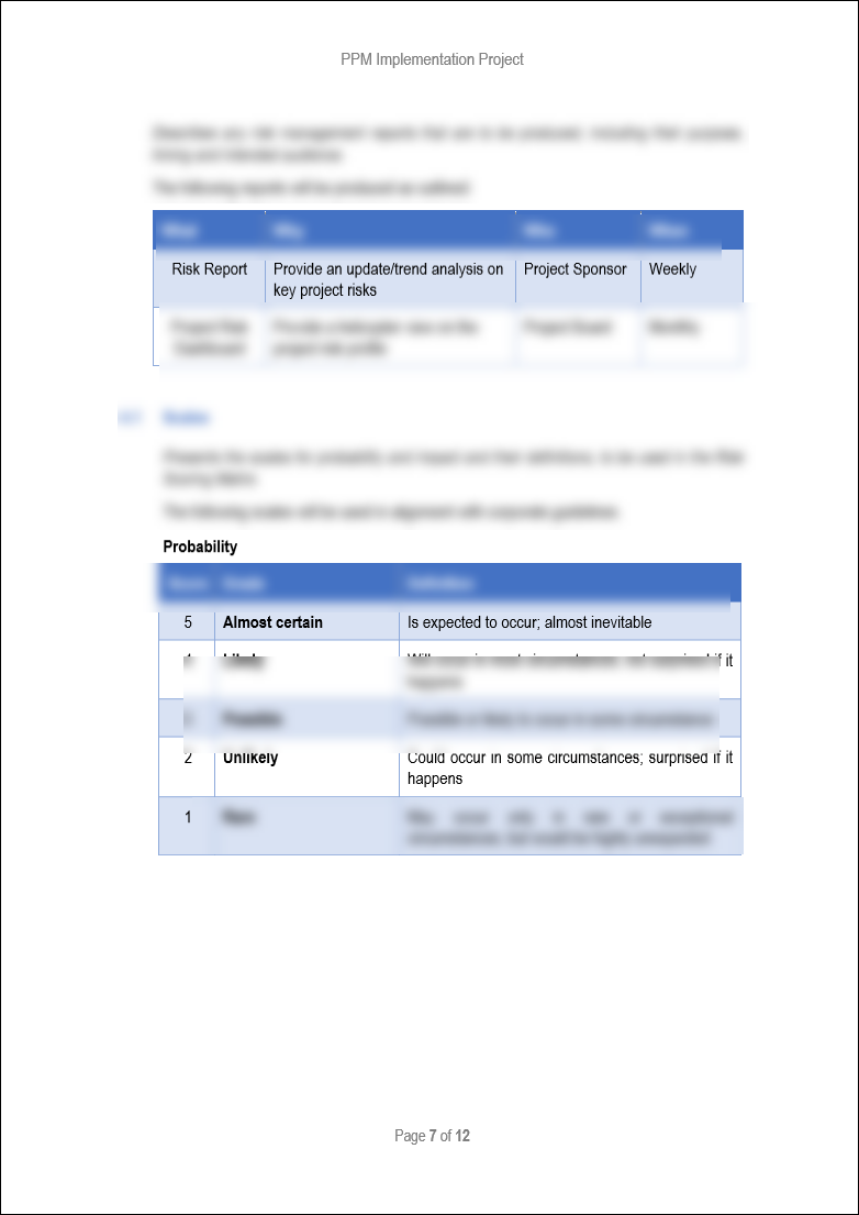 Fd Risk Management Risk Management Toolkit – ITSM Docs - ITSM Documents & Templates