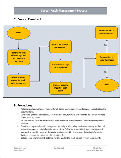 Server Patch Management Process Template – ITSM Docs - ITSM Documents ...
