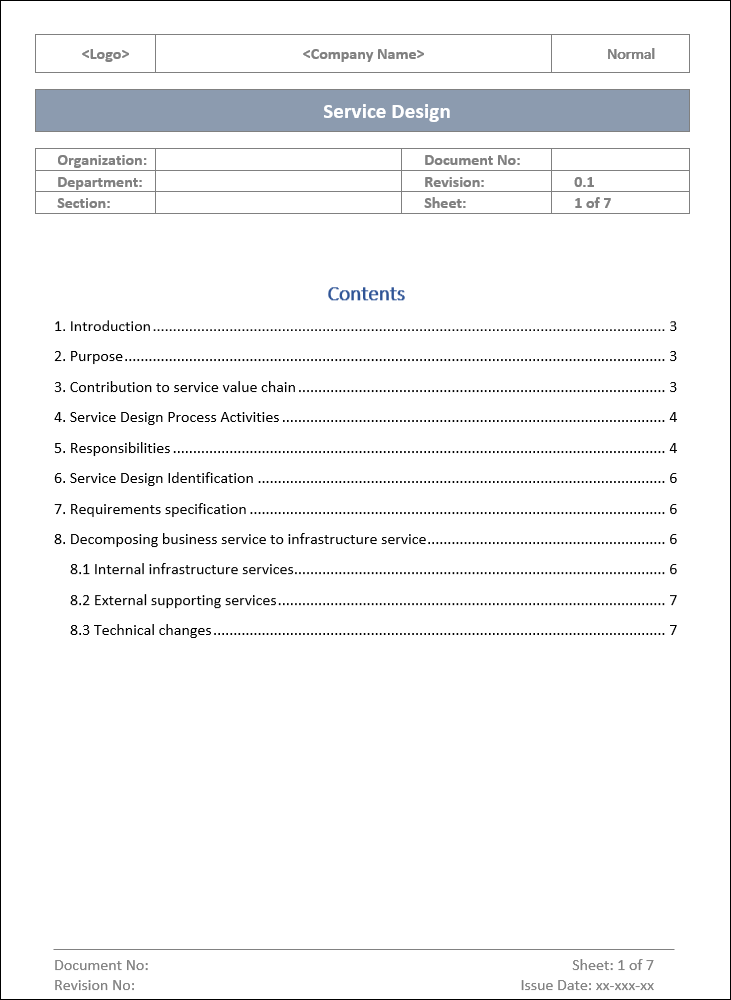 Multi Service Document ITSM 4 Bundle – ITSM Docs - ITSM Documents & Templates