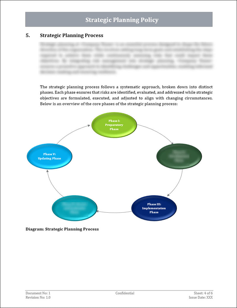 Strategic Planning Policy Template