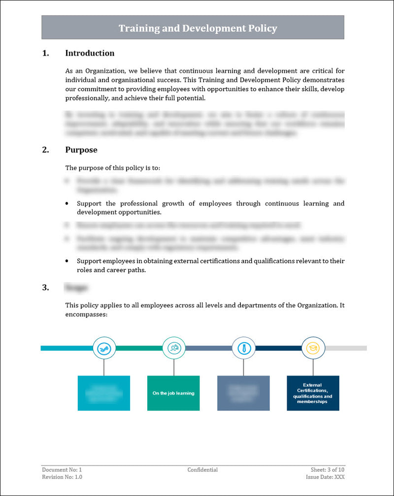 Training and Development Policy Template