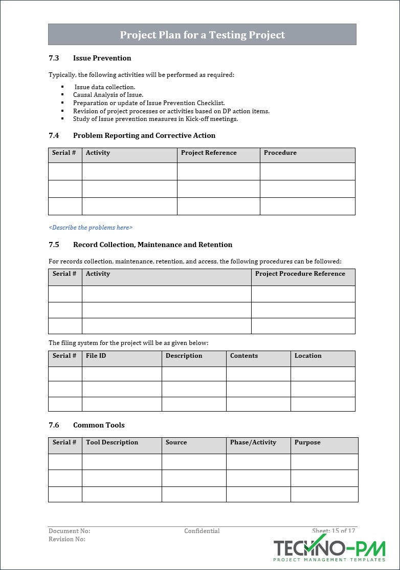 Project Testing Toolkit – ITSM Docs - ITSM Documents & Templates
