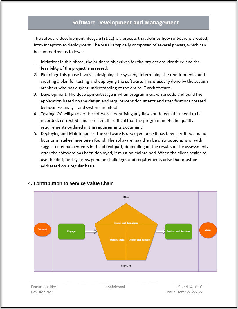 Software Development and Management process template – ITSM Docs - ITSM ...