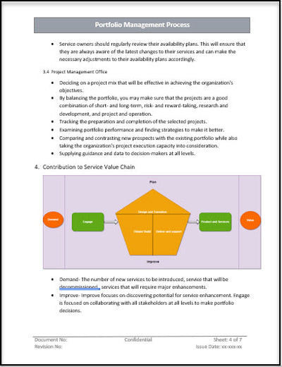 Portfolio Management Process Template MS Word – ITSM Docs - ITSM ...