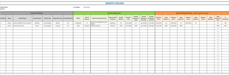 Benefit Tracker 