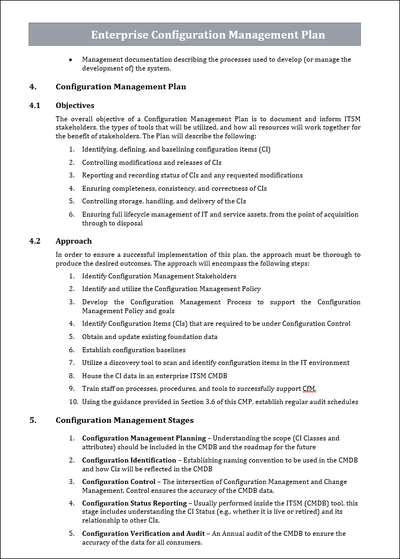 Configuration Management Templates Bundle – ITSM Docs - ITSM Documents ...