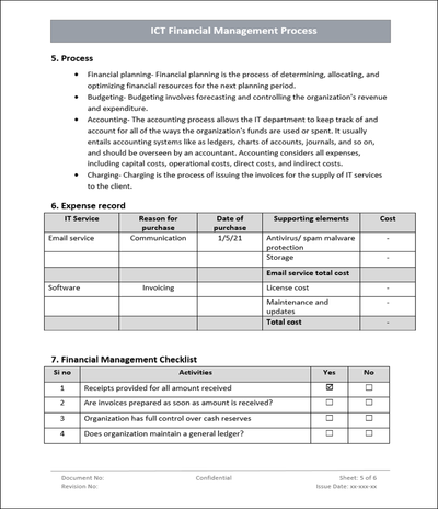 ICT Financial Management