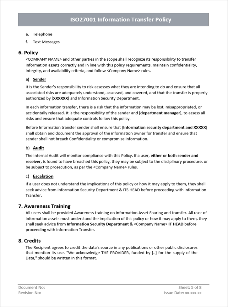 ISO 27001:2022 Implementation Toolkit – ITSM Docs - ITSM Documents ...