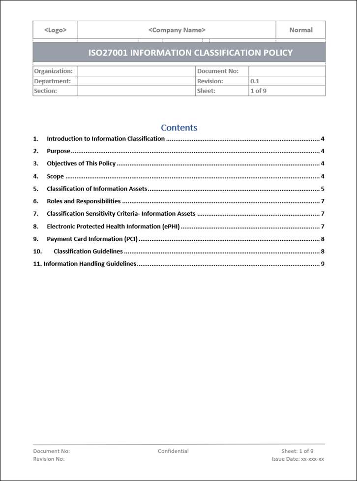 ISO 27001:2022 Implementation Toolkit – ITSM Docs - ITSM Documents ...