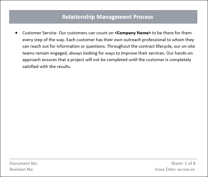 Relation Or Process Relation Management Process – ITSM Docs - ITSM Documents & Templates
