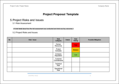 Project Proposal Template