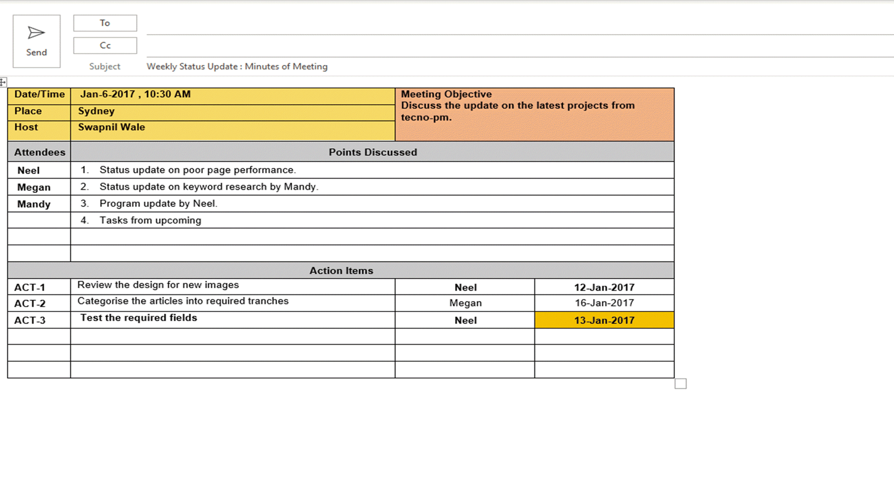 Program Updates Document Project Updates and Comms Templates – ITSM Docs - ITSM Documents ...