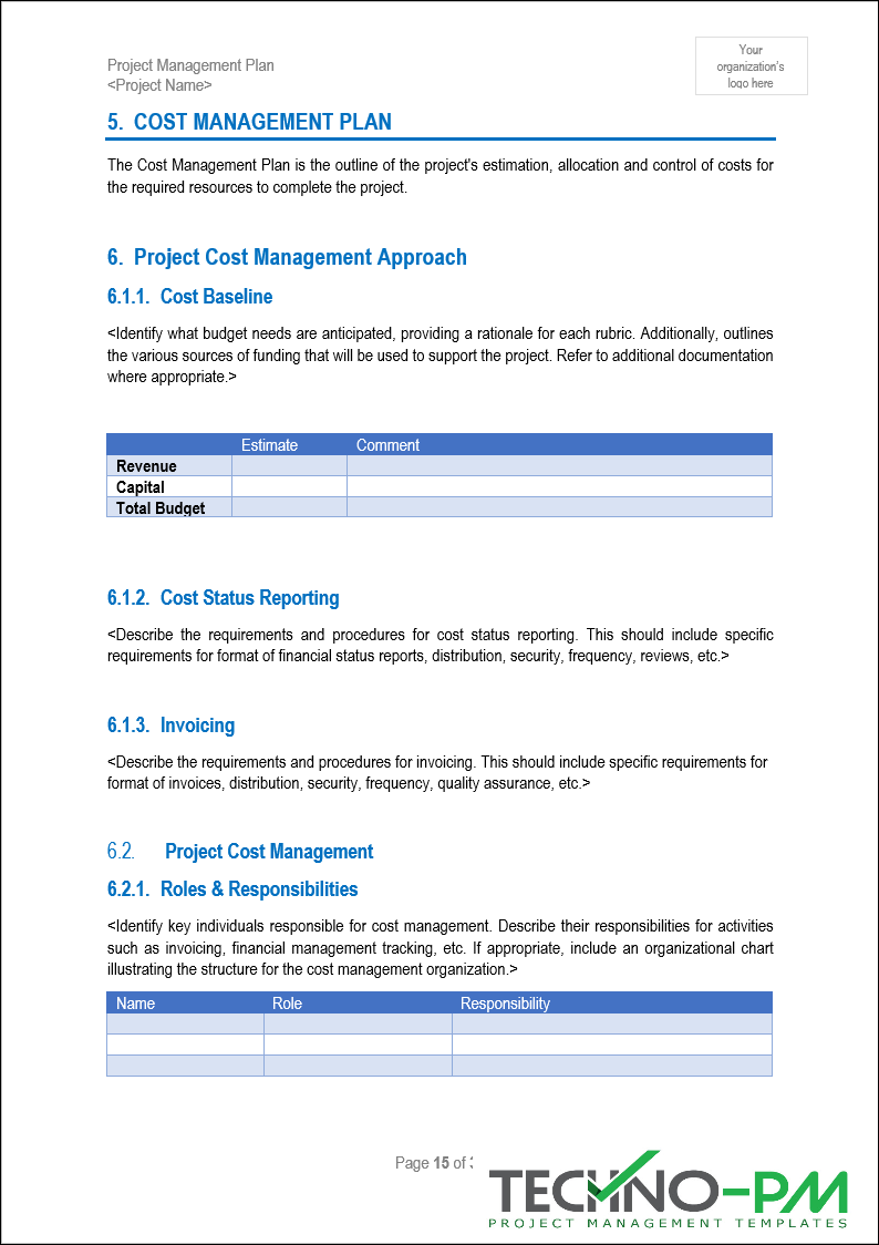 Project Management Plan (PMP)