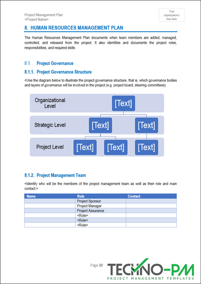 Project Management Plan (PMP) Template ITSM Docs ITSM Documents Project Management Plan (PMP) Template ITSM Docs ITSM Documents