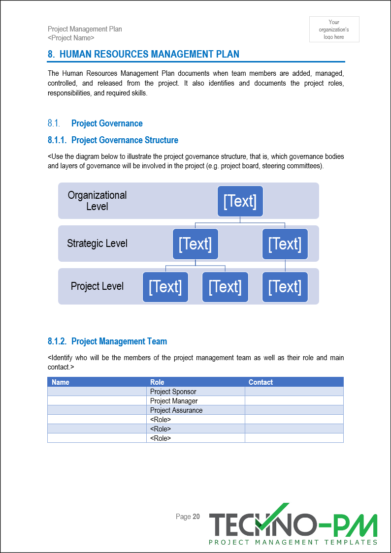 PMP Human Resource Management Plan