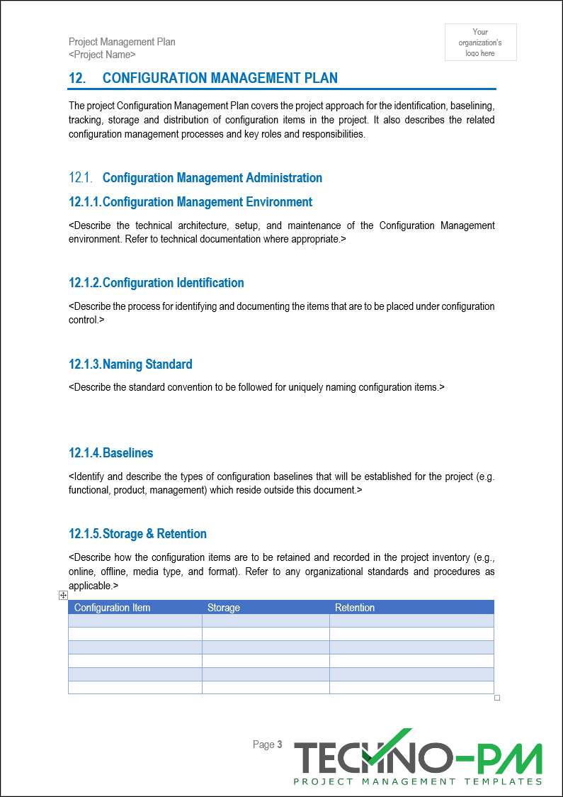 Configuration Management Plan